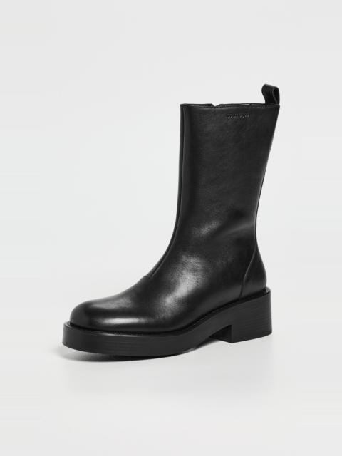 courrèges Rider Leather Boots