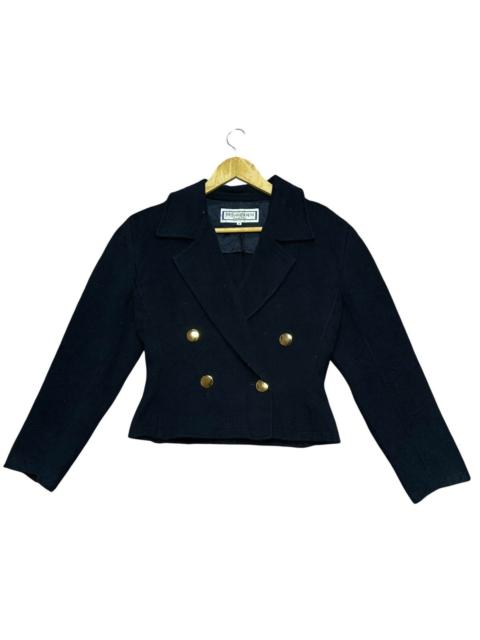 SAINT LAURENT Vintage Yves Saint Laurent Double Breasted Cropped Wool