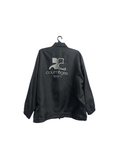courrèges VTG BIG LOGO Courreges Sport Coach/Zipper Jacket
