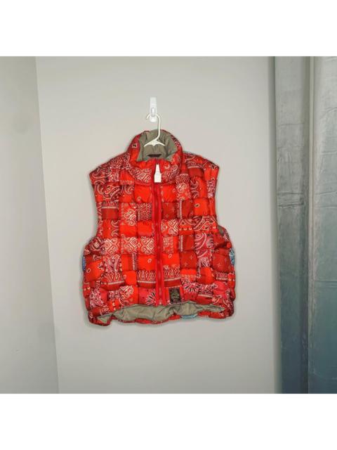 Bandana Nylon Keel Weaving Vest Red Reversible 3
