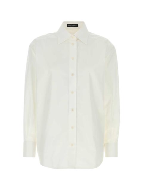 Dolce & Gabbana Dolce & Gabbana Women White Poplin Shirt