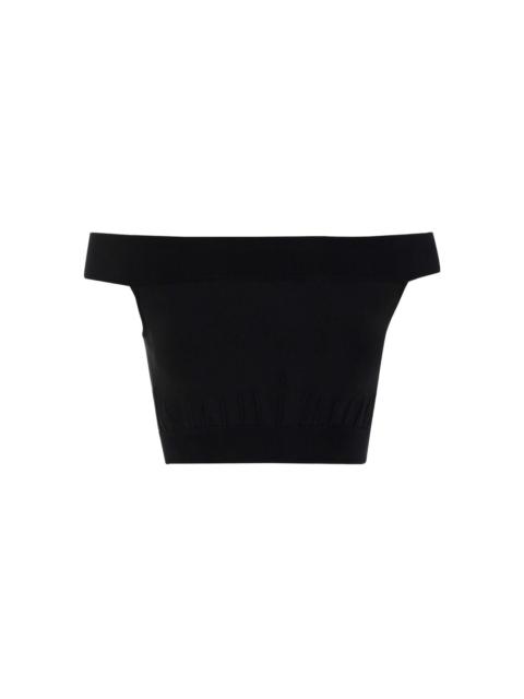 Alexander McQueen off-shoulder crop top