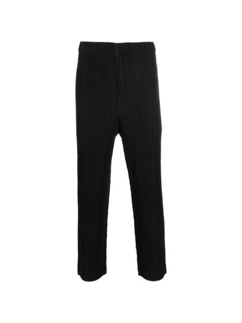 ISSEY MIYAKE AW23 SLIM FIT PLEATED PANTS - BLACK
