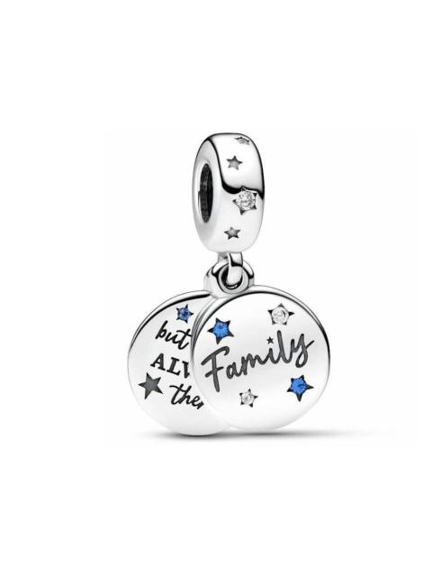 Other Designers Pandora Ladies Family Love Double Dangle Charm