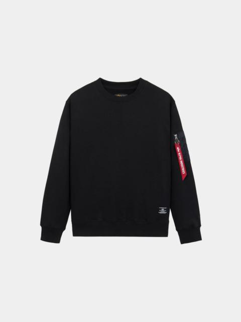 ALPHA INDUSTRIES UTILITY POCKET CREWNECK