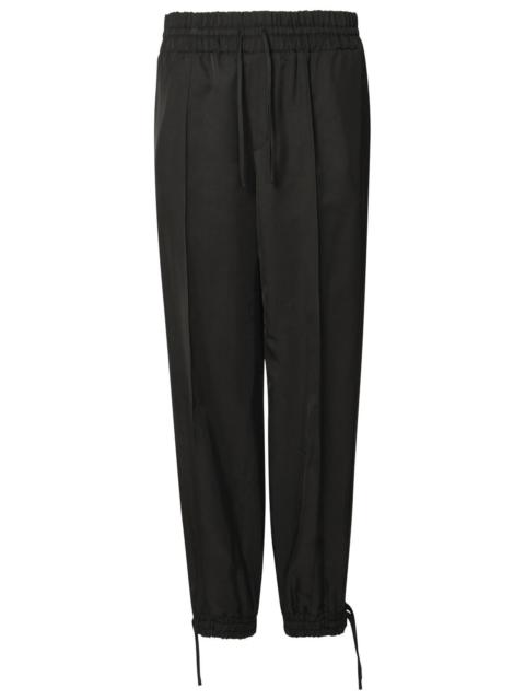 Jil Sander Jil Sander Black Viscose Trousers Women
