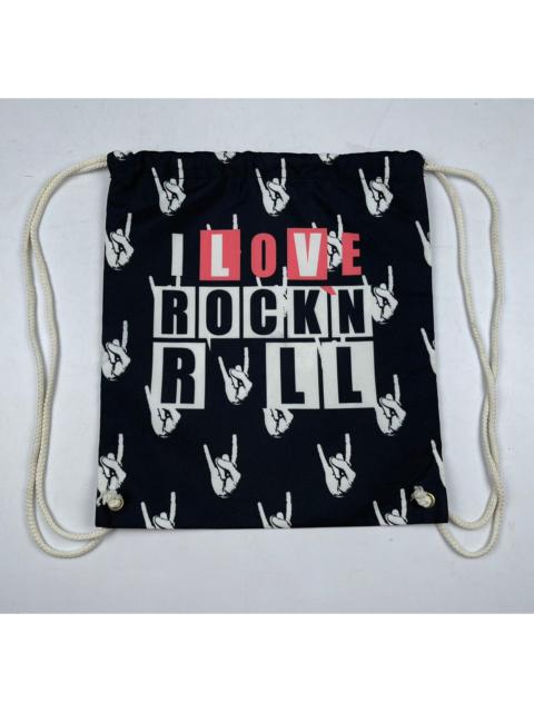 Other Designers Japanese Brand - rock n roll drawstring bag backpack t4