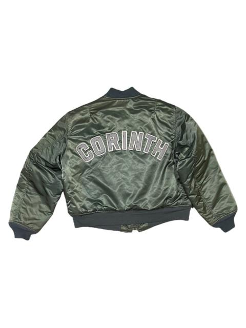 Other Designers Alpha Industries - VERY RARE VINTAGE JACKET FLIGHT BOMBER MA 1 CORINTH SPELL