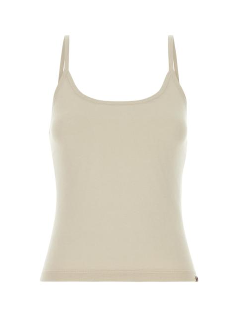 extreme cashmere Ivory cotton blend Britney tank top
