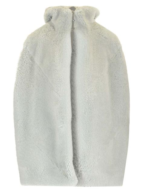 Rick Owens Shearling Vest Dresses Light Blue