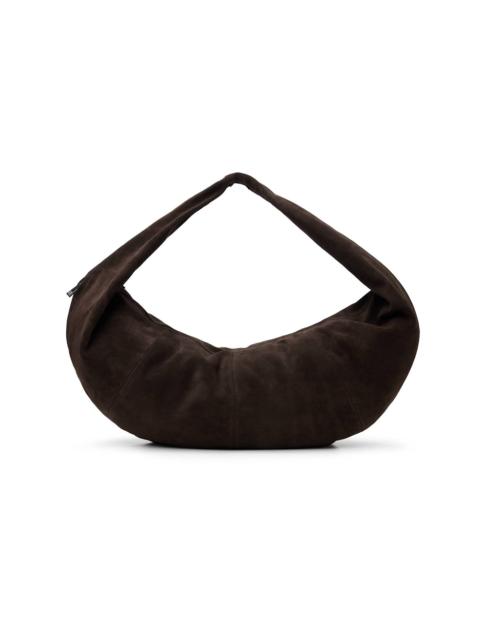 CORDERA Brown Suede Crossbody XL Bag