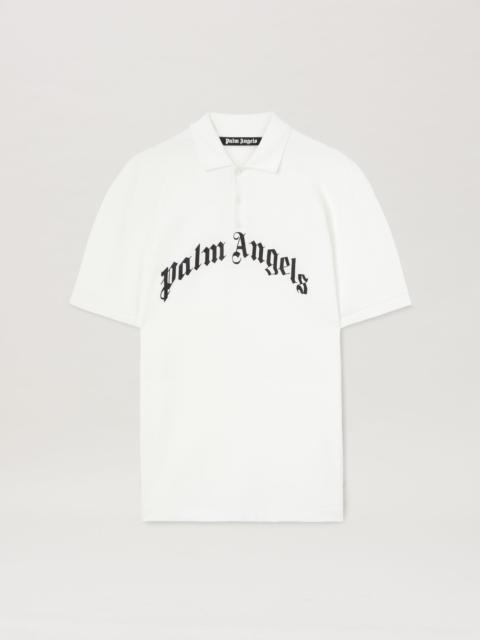 Palm Angels Curved Logo polo shirt
