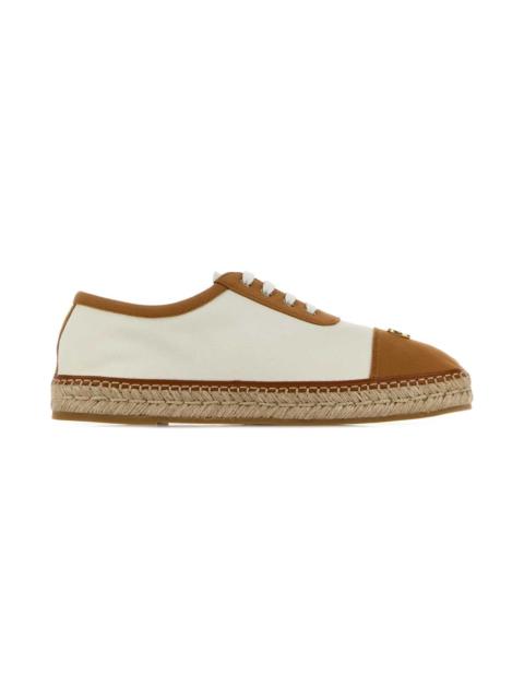 Valentino Two-tone Canvas Espadrilles