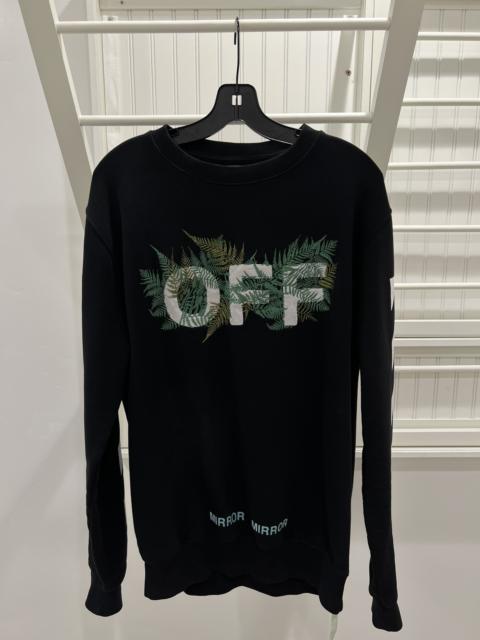 Off-White Off White Diagonals Ferns Sweater