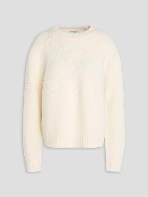 Other Designers Jacquard-knit wool sweater