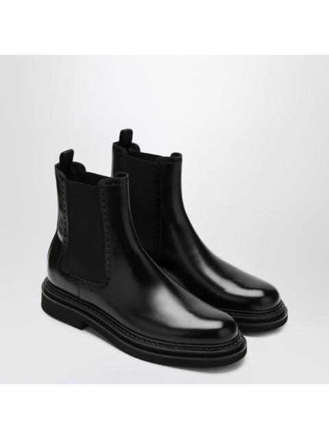 Dolce & Gabbana Dolce&Gabbana Black leather ankle boot