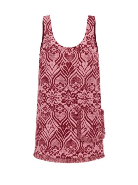 ALÉMAIS Blondie Mini Dress in Burgundy