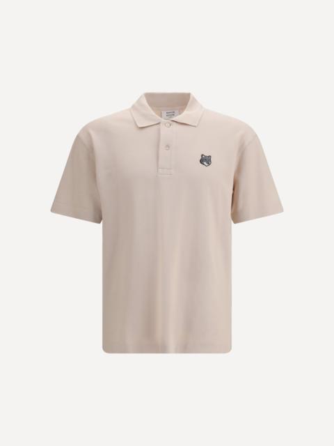 Maison Kitsuné Fox Head Comfort Polo in soft cotton piqué