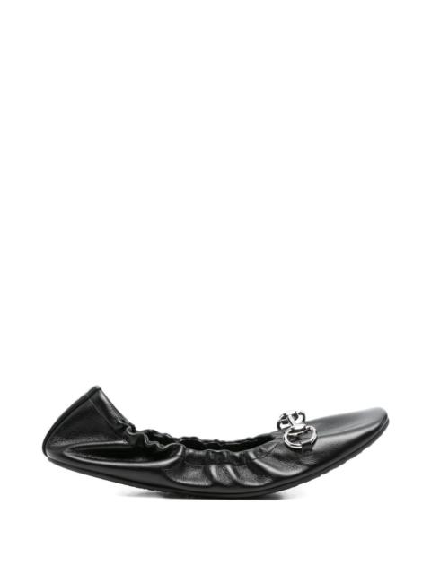 GUCCI Gucci Women Prima Leather Ballets