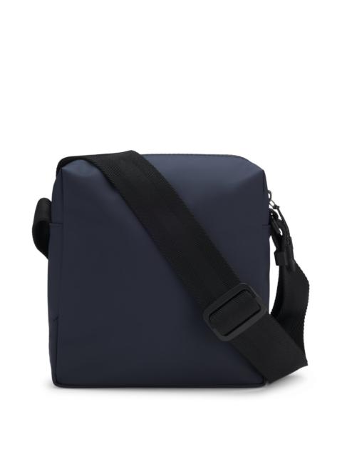 BOSS REFLECTIVE-DETAIL REPORTER BAG IN FAUX LEATHER