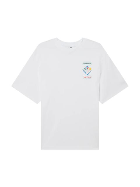 CASABLANCA Casablanca Montagne Sportif Oversized T-Shirt 'White'