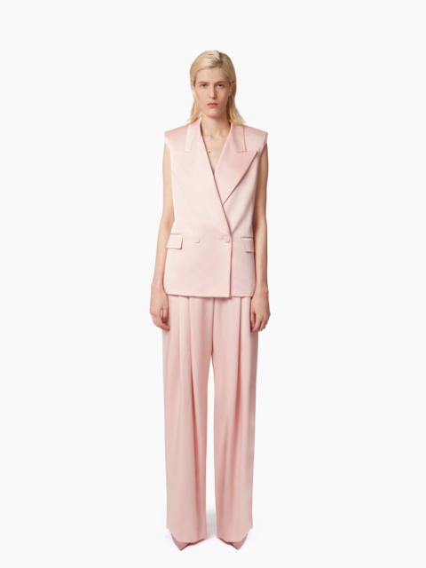 NINA RICCI DOUBLE-BREASTED SLEEVELESS JACKET