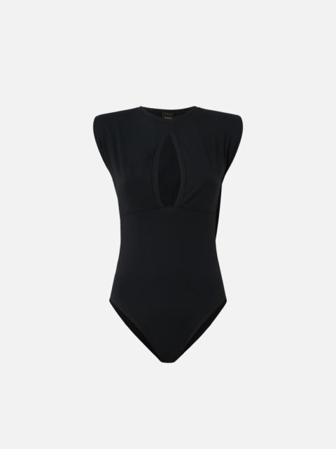 PINKO RUN-RESISTANT BODYSUIT WITH CUT-OUT DETAIL
