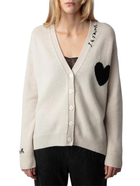 Zadig & Voltaire Mirka Cashmere Cardigan Sweater