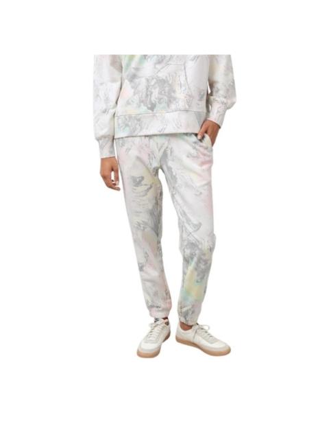 Other Designers NWT Rails Simo Joggers Sweatpants Ivory Pastel‎ Marble Sz Medium $158