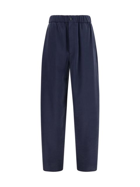 GIORGIO ARMANI Giorgio Armani Men Wide-Leg Silk Blend Pants