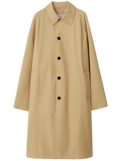 Burberry Burberry Single-Breasted Straight Hem Wool Coat