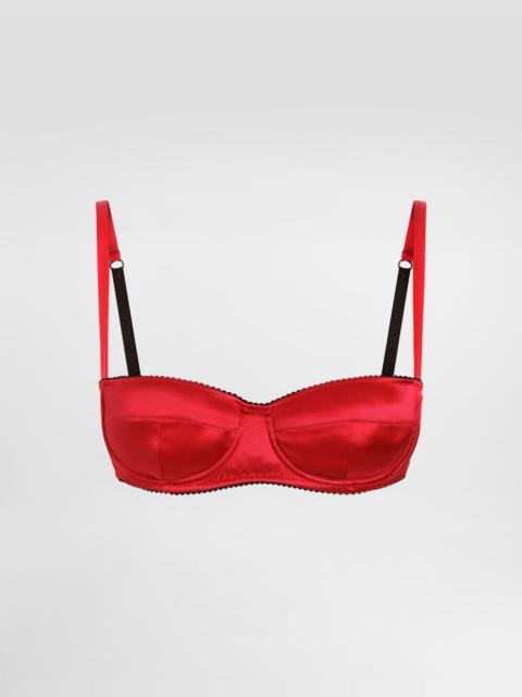 Dolce & Gabbana Satin balconette bra