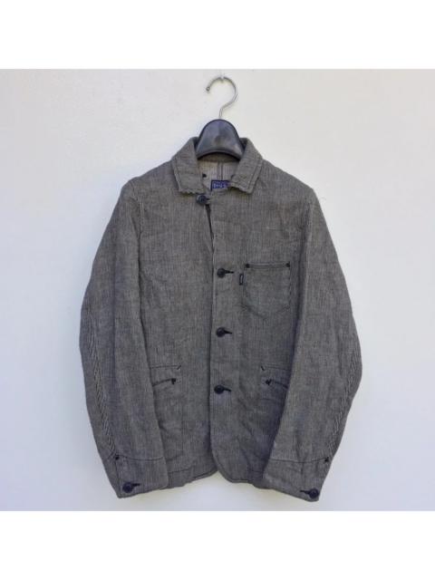 Other Designers Post Overalls - Digs New York Hickory pinstripe worker jacket