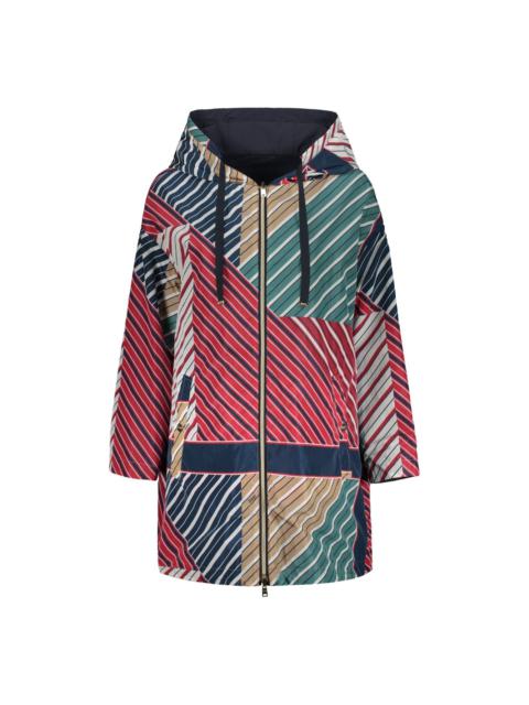 reversible striped coat