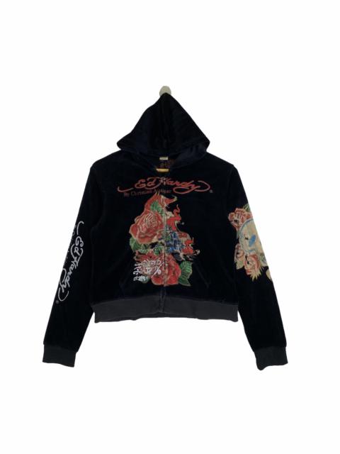 Other Designers Christian Audigier - ED HARDY BY CHRISTIAN AUDIGIER CODUROY HOODIE SWEATER