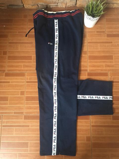 Other Designers Fila - Rare Sweatpants Fila Sidetape
