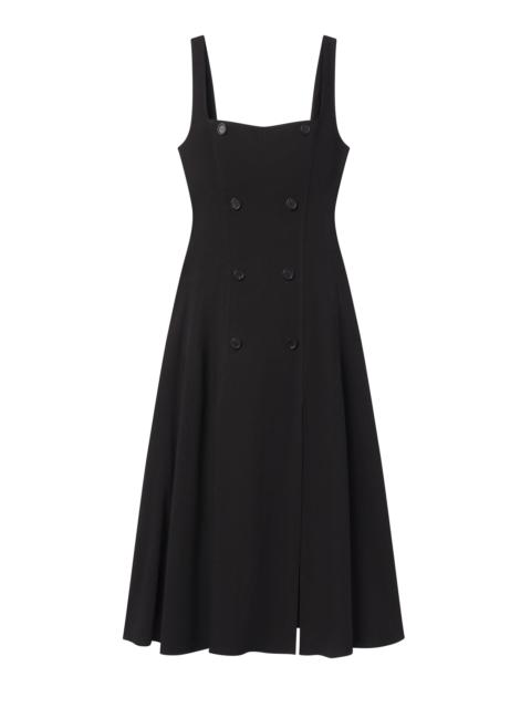 A.L.C. Hayes Button Front Linen Midi Dress