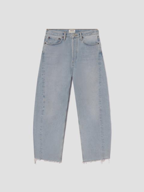 AGOLDE LUNA HIGH RISE PIECED TAPER IN VOID