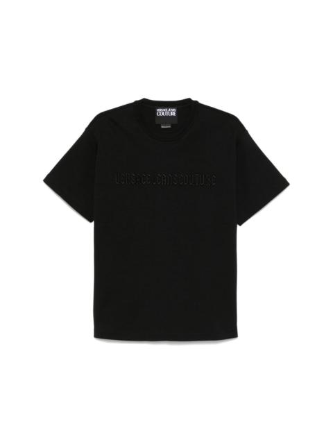 embroidered-logo T-shirt