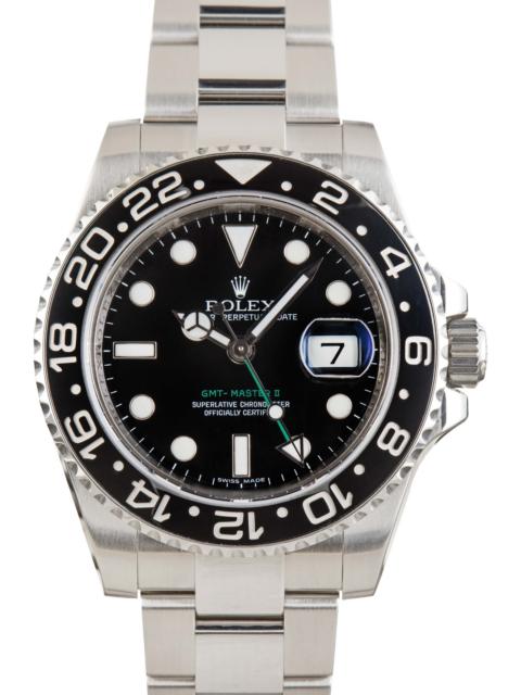 ROLEX Used Rolex GMT-Master II Steel 116710 Black Superluminova Dial