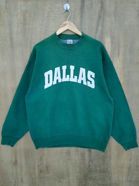 Other Designers Vintage - VINTAGE FADED GREEN DALLAS SWEATSHIRT NFL