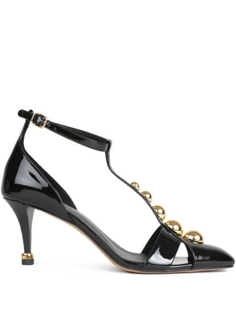 Chloé Cleia Heeled Sandal in Black