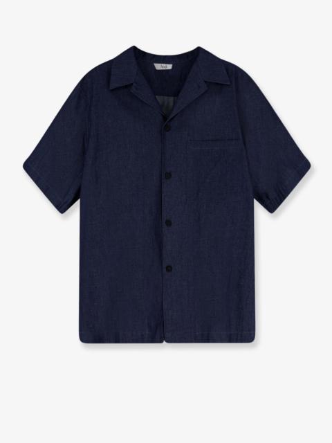 Other Designers Hevo Blue Denim Shirt