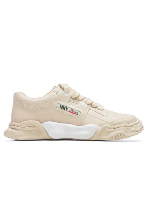 Maison MIHARAYASUHIRO MAISON MIHARA YASUHIRO PARKER LOW OG SOLE LEATHER SNEAKER - BEIGE