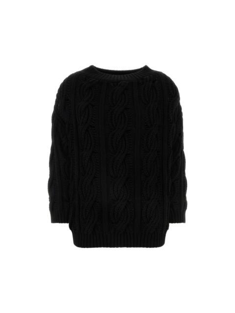 Valentino VALENTINO Black Wool Sweater New & Authentic (Women's size:4