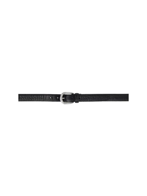 Anderson's SSENSE Exclusive Black Mock Croc Belt