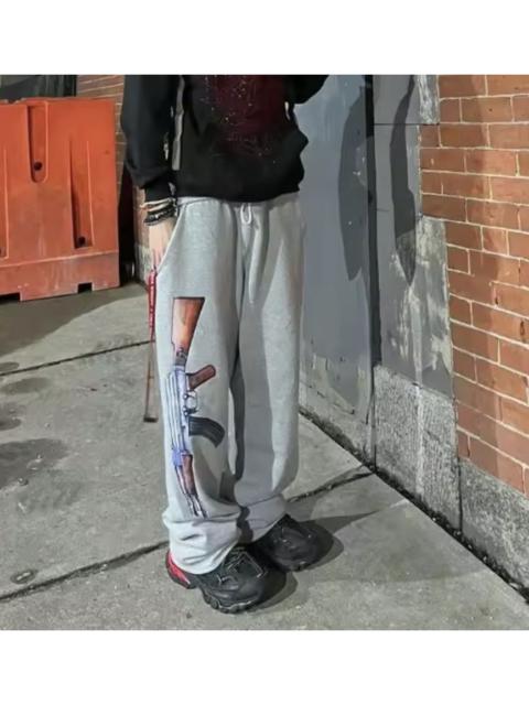 Other Designers Japanese Brand - Grey AK47 Sweatpants V2