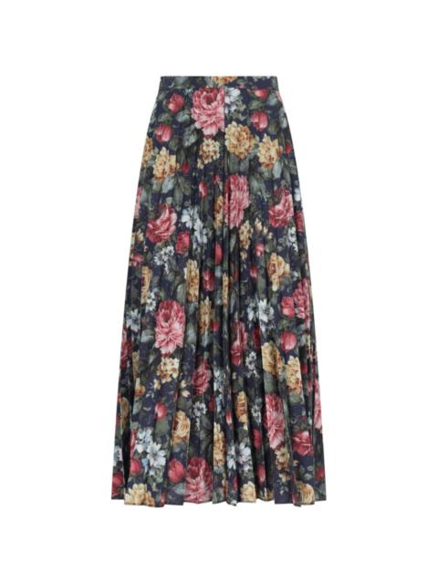 floral skirt