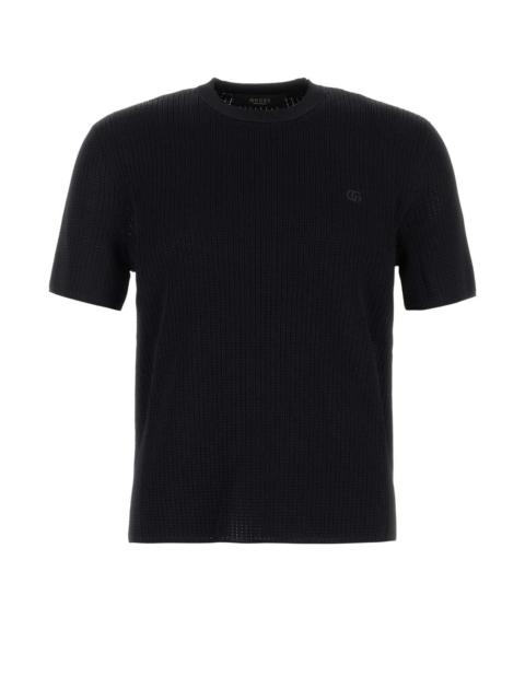 GUCCI Gucci Men Black Viscose Sweater