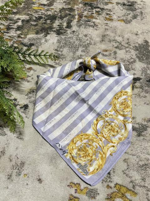 Other Designers 💥Vintage FENDI Monogram Goldchain Handkerchief 90s